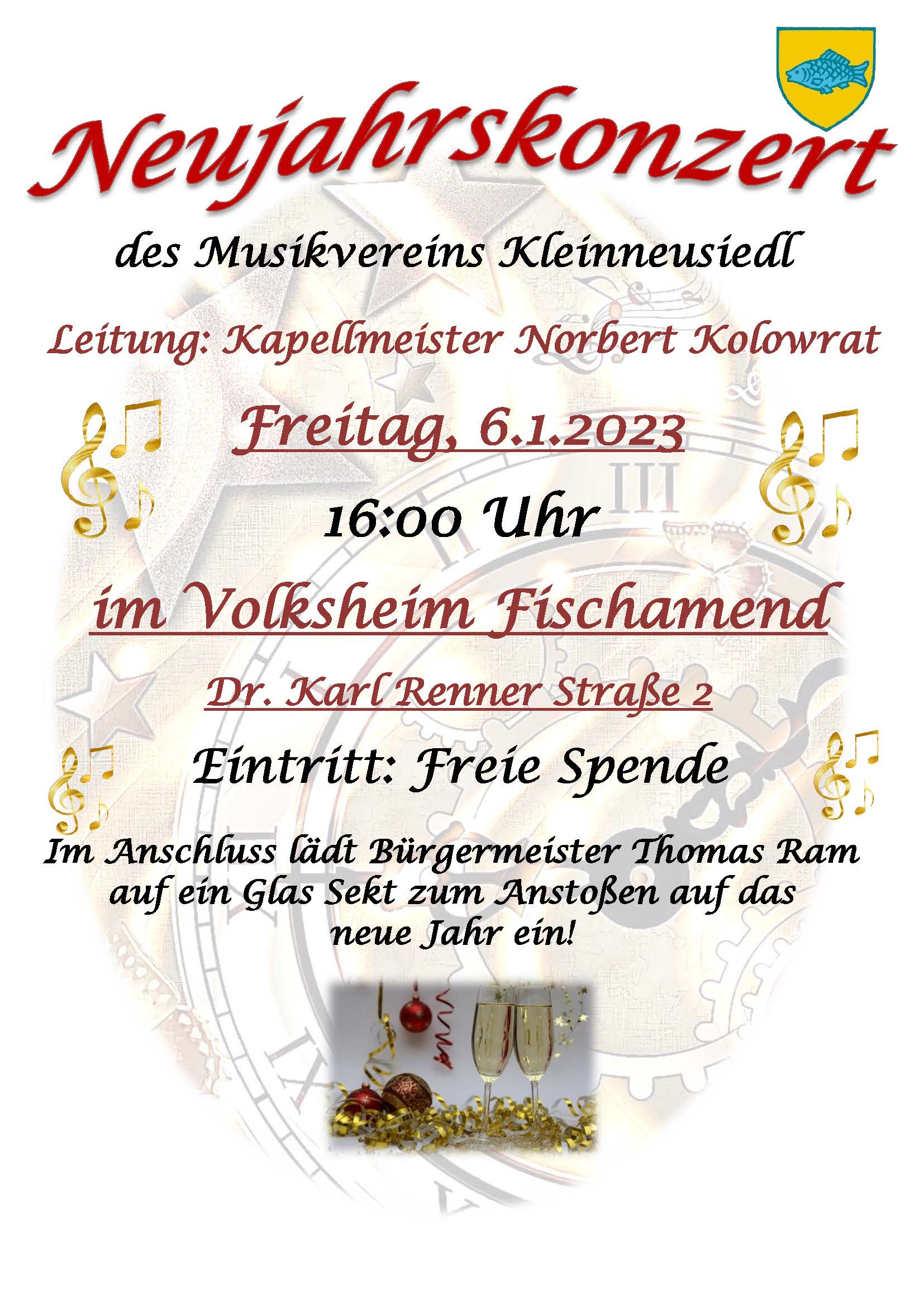 Driving auswärts für Neujahrskonzert