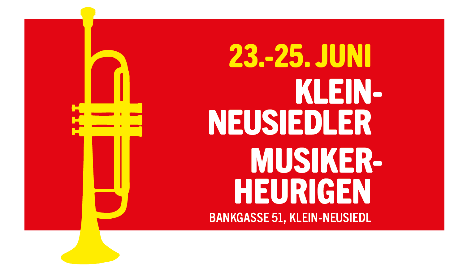 Musikerheurigen 23. bis 25. Juni 2023